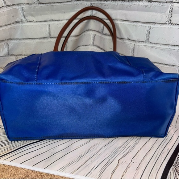 HEXAGONA PARIS POP Shoulder Tote Bag Cowhide Leather and Nylon - Picture 8 of 15